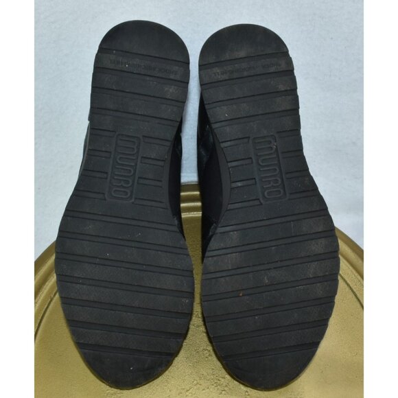 Munro Piper Womens Sneakers 9 M Comfort Walking Black Shimmer Shoes Lace Up - Picture 8 of 10